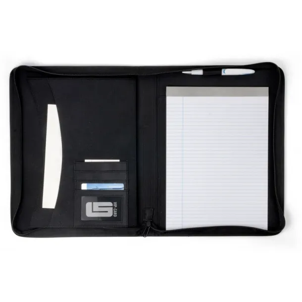  Conference folder approx. A4 with notebook black