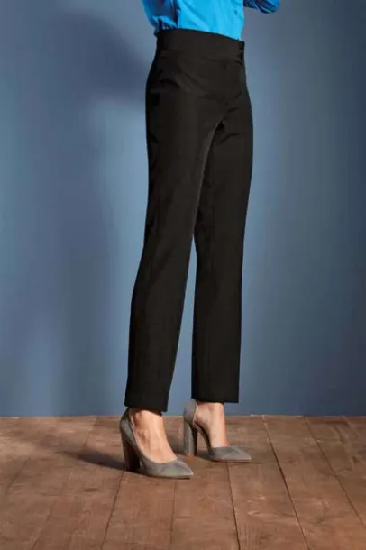  LADIES' 'IRIS' STRAIGHT LEG TROUSERS - Premier Black Melange