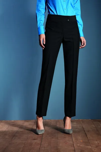  LADIES' 'IRIS' STRAIGHT LEG TROUSERS - Premier Black Melange