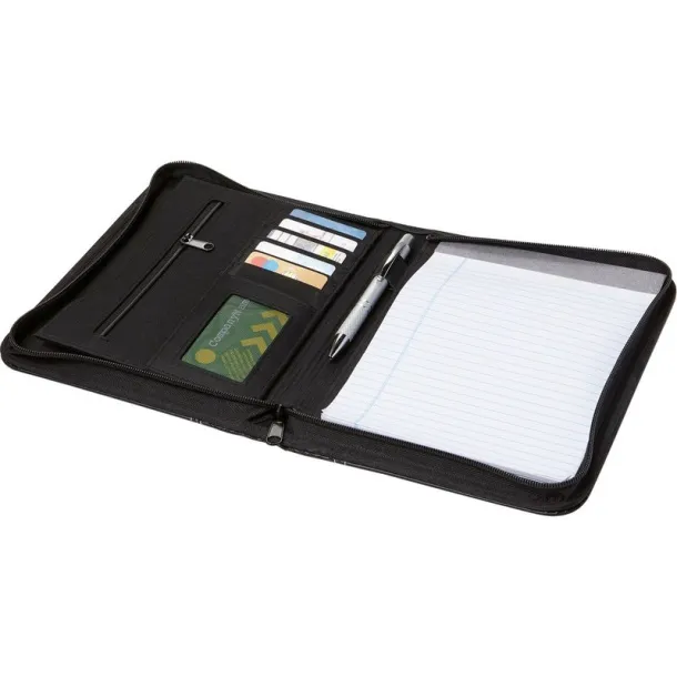  Conference folder approx. A5 with notebook Crna