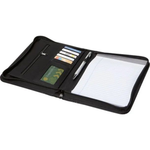  Conference folder approx. A5 with notebook Crna