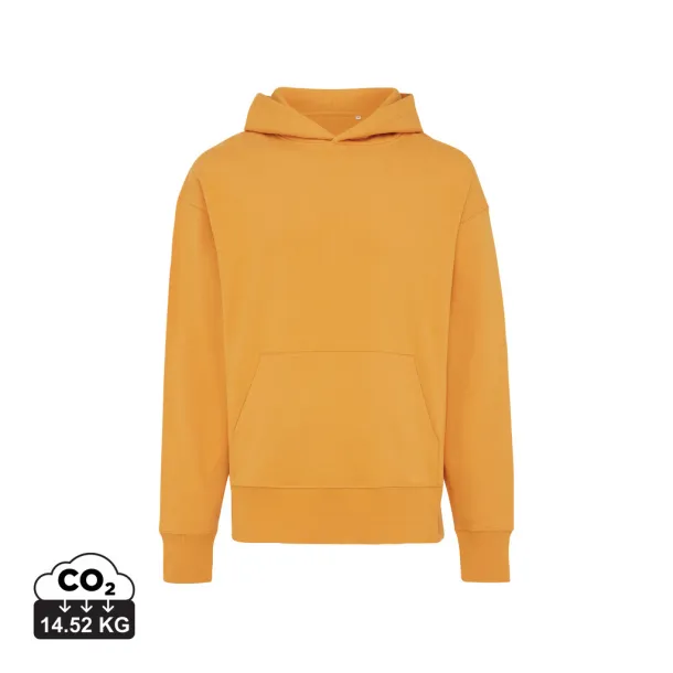  Iqoniq Yoho recycled cotton relaxed hoodie - iqoniq sundial orange