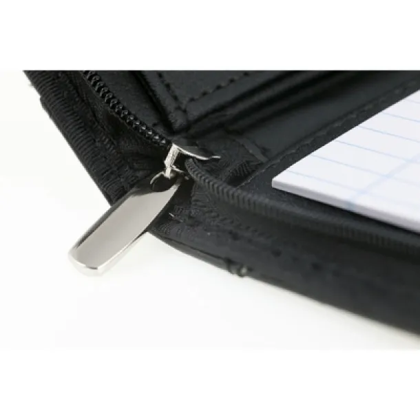  Conference folder approx. A4 with notebook and calculator black