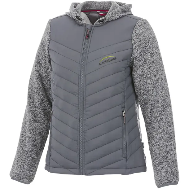 Hutch women's hybrid insulated jacket - Slazenger Grey