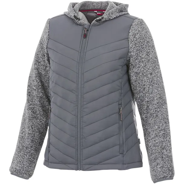 Hutch women's hybrid insulated jacket - Slazenger Grey