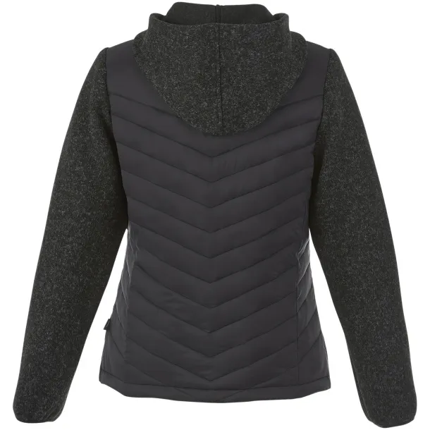 Hutch women's hybrid insulated jacket - Slazenger Heather black