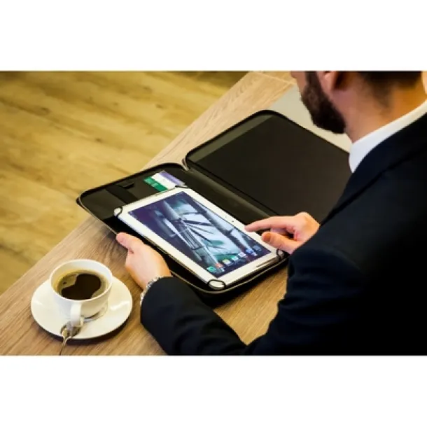  Tablet holder, conference folder Mauro Conti black