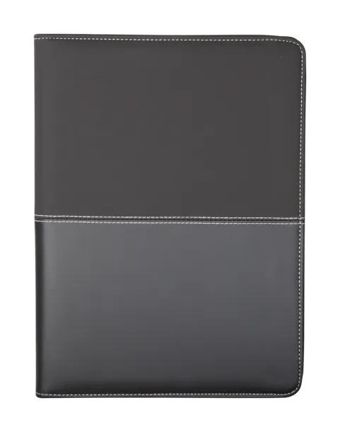 Duotone Zip A4 zipped document folder Black