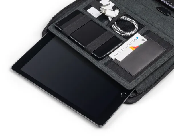 TYRONE Tablet case with power bank  5000 mAh Graphite