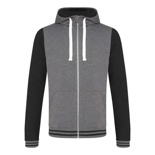  Urbana hoodie s patentom - 330 g/m² - Just Hoods Charcoal Jet Black