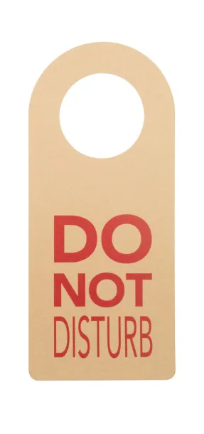 Disturb Eco custom door hanger Natural