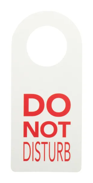 Disturb custom door hanger White