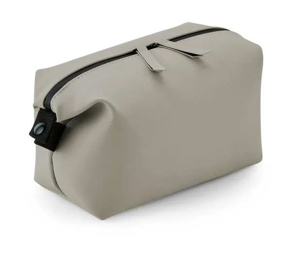  Matte PU Accessory Pouch - Bagbase Clay