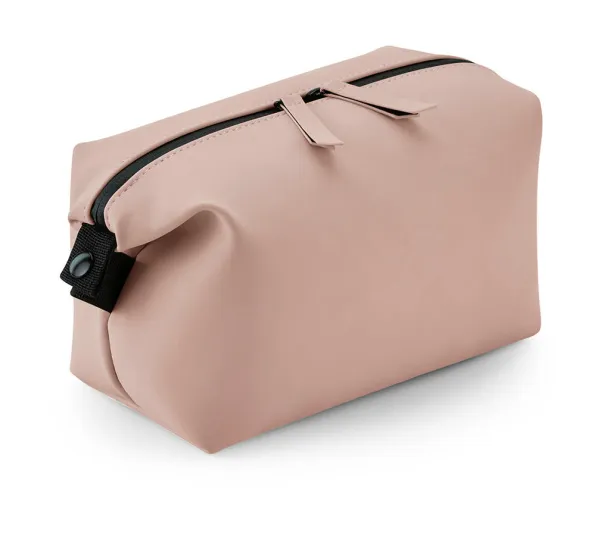  Matte PU Accessory Pouch - Bagbase Nude Pink