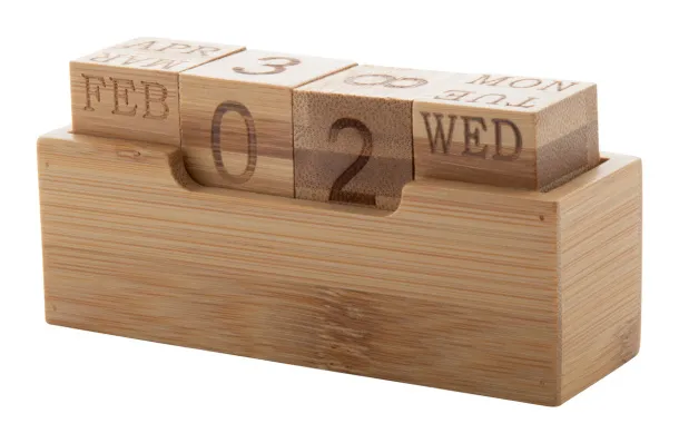 Rolbus perpetual calendar Natural