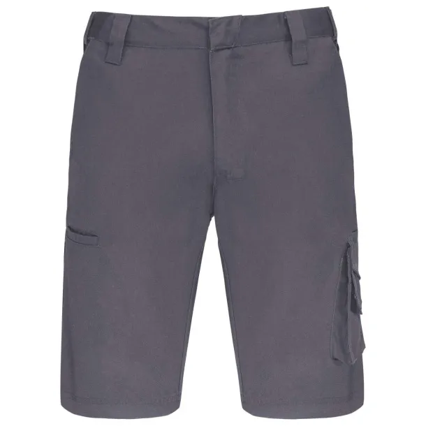  MULTIPOCKET WORKWEAR BERMUDA SHORTS - 255 g/m² - Designed To Work Convoy Grey