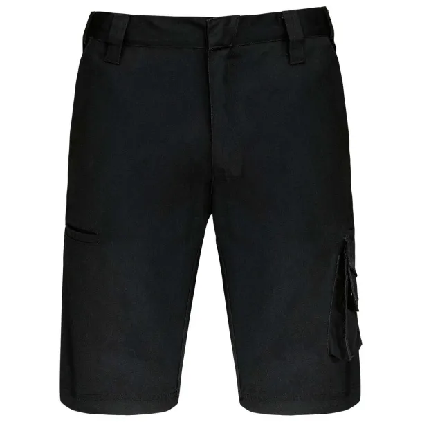  MULTIPOCKET WORKWEAR BERMUDA SHORTS - 255 g/m² - Designed To Work Black