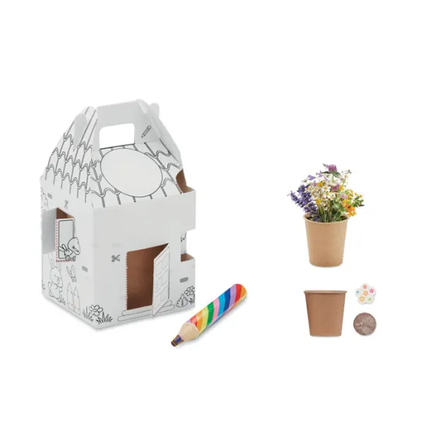 FULLHOUSE House shaped seeds grow set Multicolour