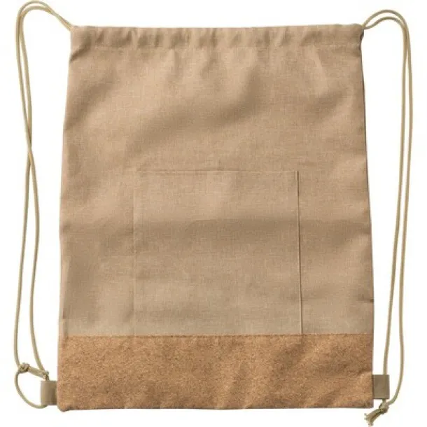  Drawstring bag RPET khaki