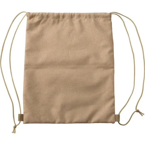  Drawstring bag RPET khaki