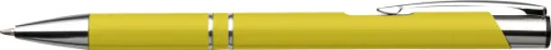 Albacete Aluminium ballpen yellow