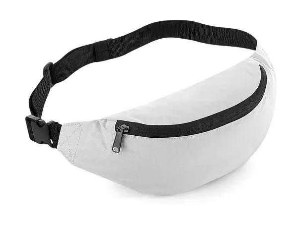  Reflective Belt Bag - Bagbase Silver Reflective