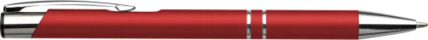 Albacete Aluminium ballpen red