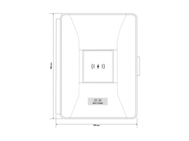 DARWIN A5 notebook with power bank Black