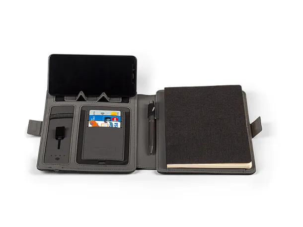 DARWIN A5 notebook with power bank Black