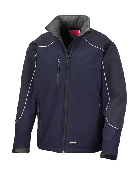  Ice Fell Hooded Softshell Jacket - Result Work-Guard Navy Navy