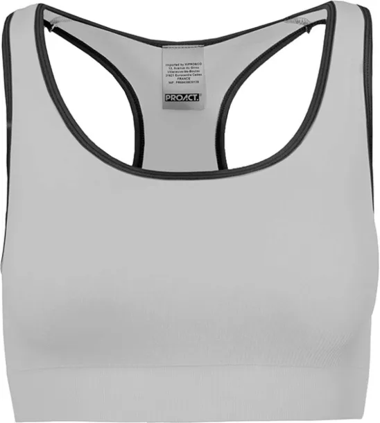  SEAMLESS SPORTS BRA - Proact White Storm Grey