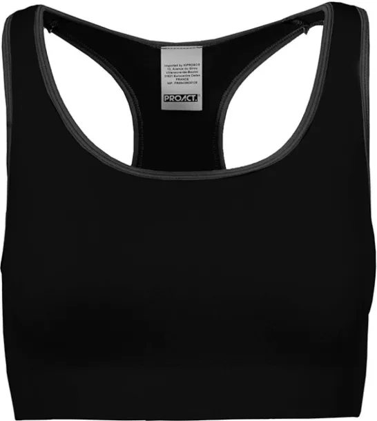  SEAMLESS SPORTS BRA - Proact Black Storm Grey