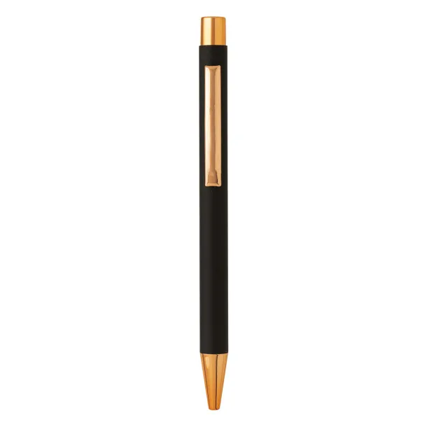 TITANIUM ROSE GOLD Metal ball pen Black