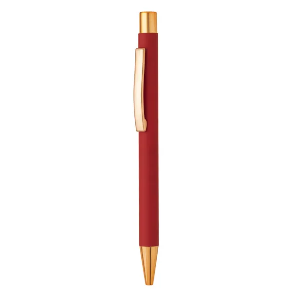 TITANIUM ROSE GOLD Metal ball pen Red