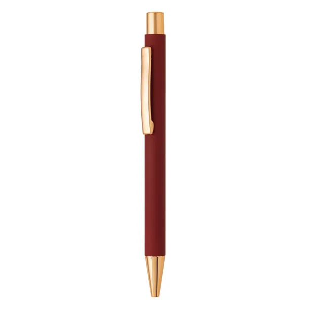 TITANIUM ROSE GOLD Metal ball pen Red