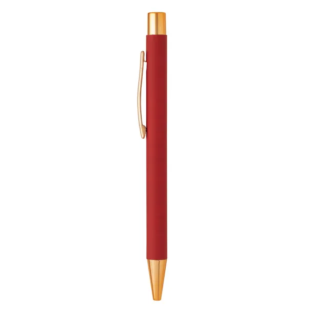 TITANIUM ROSE GOLD Metal ball pen Red