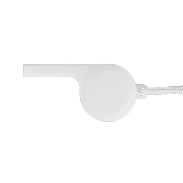  Whistle with neck cord white