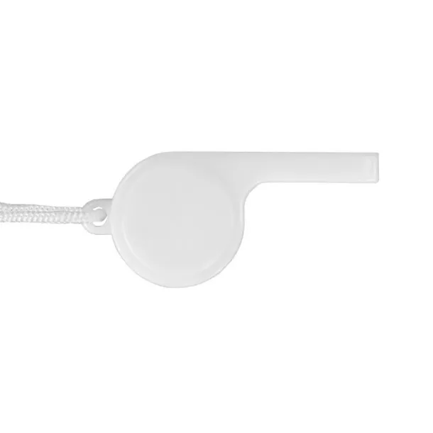  Whistle with neck cord white