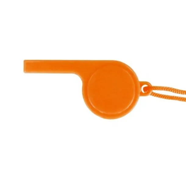  Whistle with neck cord orange