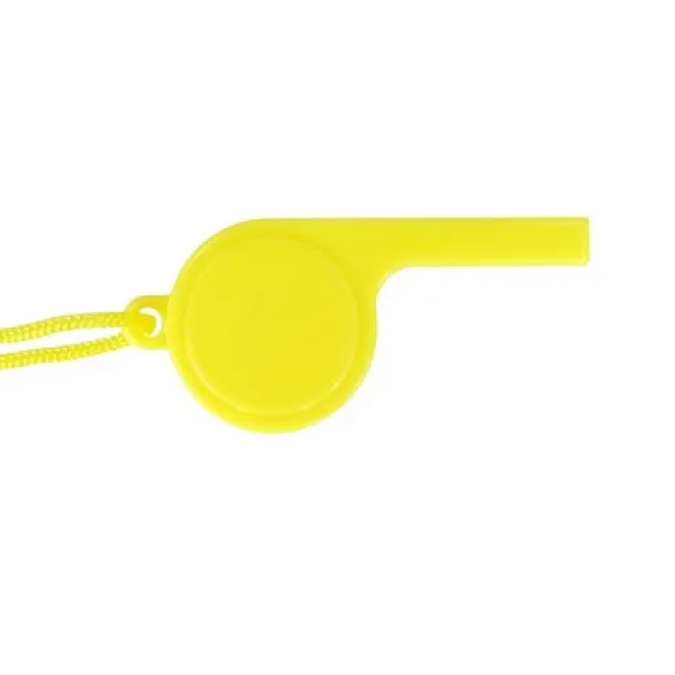  Whistle with neck cord yellow