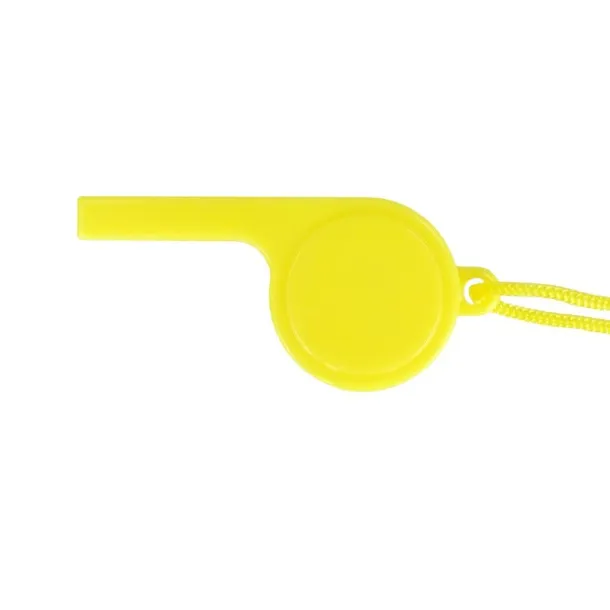  Whistle with neck cord yellow