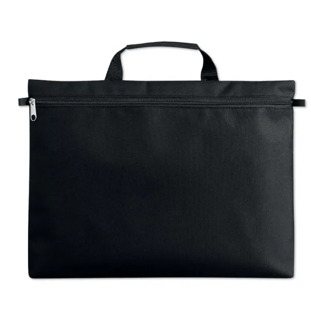 AMANTA 600D polyester document bag Black