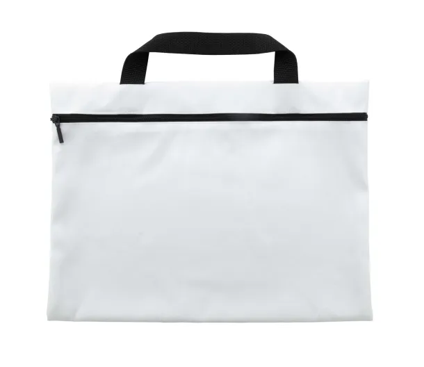 Cazure custom document bag Black White