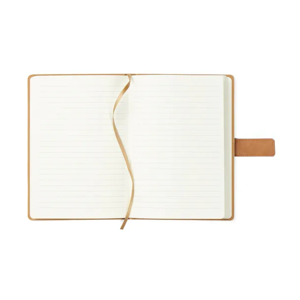  VINGA Bosler A5 RCS recycled canvas note book - Vinga brown 