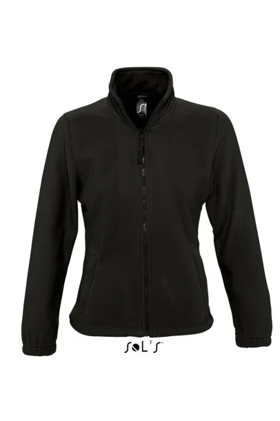 SOL'S NORTH  WOMEN - ZIPPED FLEECE JACKET - SOL'S Black