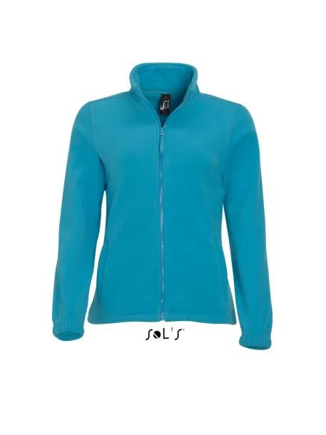 SOL'S NORTH  WOMEN - ZIPPED FLEECE JACKET - SOL'S Aqua