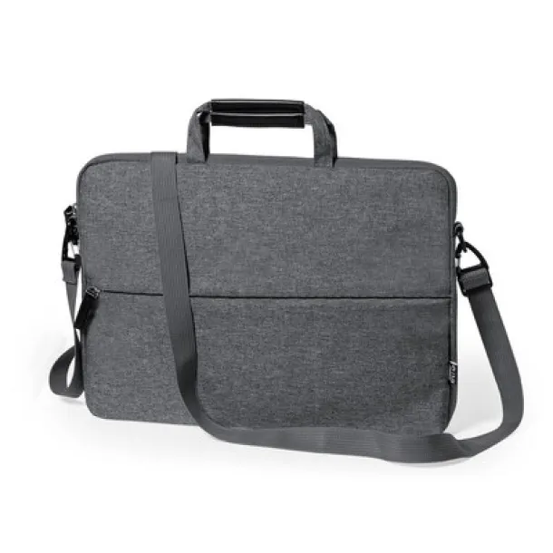  RPET document bag, 15" laptop bag graphite