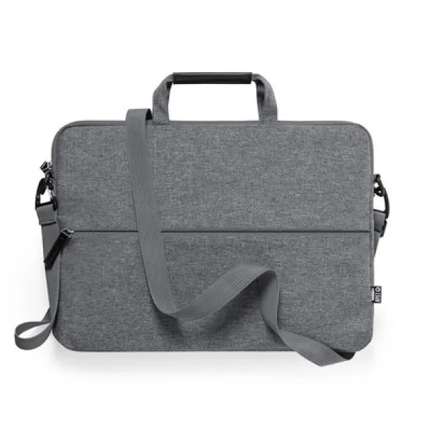  RPET document bag, 15" laptop bag graphite