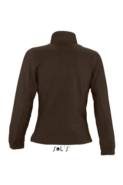 SOL'S NORTH  WOMEN - ZIPPED FLEECE JACKET - SOL'S Dark Chocolate