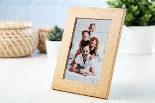 Vofrax bamboo photo frame Natural